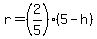 r=%282%2F5%29%285-h%29