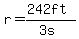 r=%28242ft%29%2F%283s%29