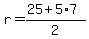 r=%2825%2B5%2A7%29%2F2