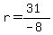 r=%2831%29%2F%28-8%29