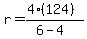 r=%284%28124%29%29%2F%286-4%29