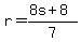 r=%288s%2B8%29%2F7