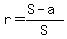 r=%28S-a%29%2FS