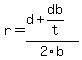 r=%28d%2Bdb%2Ft%29%2F2b