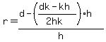 r=%28d-%28%28dk-kh%29%2F%282hk%29%29h%29%2Fh