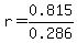 r=+0.815%2F0.286