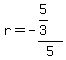 r=-%285%2F3%29%2F5
