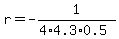 r=-1%2F%284%2A4.3%2A0.5%29