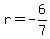 r=-6%2F7
