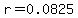 r=0.0825