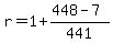 r=1%2B%28448-7%29%2F441