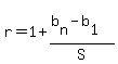 r=1%2B%28b%5Bn%5D-b%5B1%5D%29%2FS