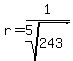 r=1%2Froot%285%2C243%29