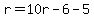 r=10r-6-5