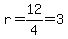 r=12%2F4=3