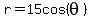 r=15cos%28theta%29
