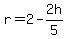 r=2-2h%2F5