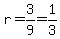 r=3%2F9=1%2F3