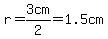 r=3cm%2F2=1.5cm