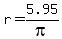 r=5.95%2Fpi