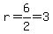 r=6%2F2=3