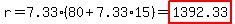 r=7.33%2880%2B7.33%2A15%29=highlight%281392.33%29