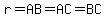 r=AB=AC=BC