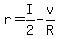 r=I%2F2-v%2FR