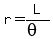 r=L%2F%28theta%29