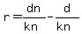 r=dn%2F%28kn%29-d%2F%28kn%29