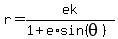 r=ek%2F%281%2B+e%2Asin+%28theta%29%29
