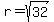 r=sqrt%2832%29