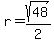 r=sqrt%2848%29%2F2