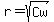 r=sqrt%28Cw%29