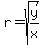 r=sqrt%28y%2Fx%29