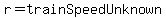 r=trainSpeedUnknown