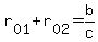 r%5B01%5D+%2B+r%5B02%5D+=+b%2Fc