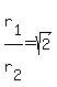 r%5B1%5D%2Fr%5B2%5D+=+sqrt%282%29