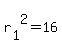 r%5B1%5D%5E2+=+16