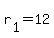r%5B1%5D+=+12