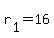 r%5B1%5D+=+16