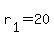 r%5B1%5D+=+20