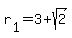 r%5B1%5D+=+3+%2B+sqrt%282%29