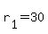 r%5B1%5D+=+30