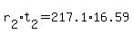 r%5B2%5D%2At%5B2%5D+=+217.1%2A16.59