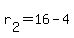 r%5B2%5D+=+16+-+4