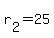 r%5B2%5D+=+25
