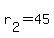 r%5B2%5D+=+45