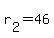 r%5B2%5D+=+46