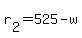 r%5B2%5D+=+525-w%29